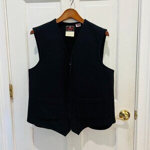 Vintage JOHNSON WOOLEN MILLS wool gilet vest Size Large